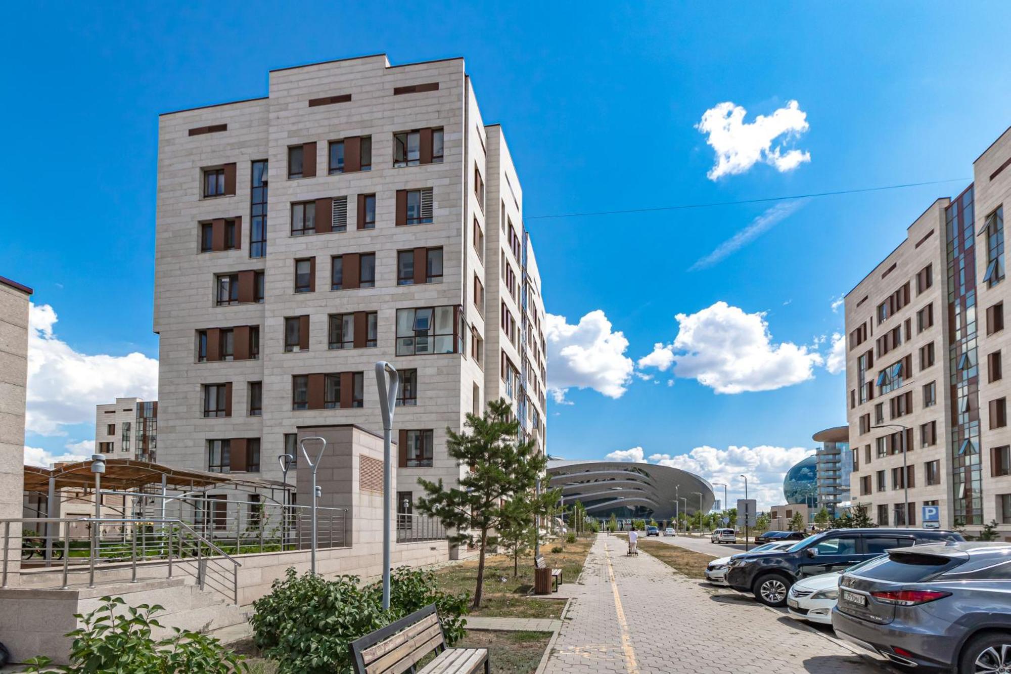 Стильные Апарты В Жк Expo Residense Астана Екстериор снимка